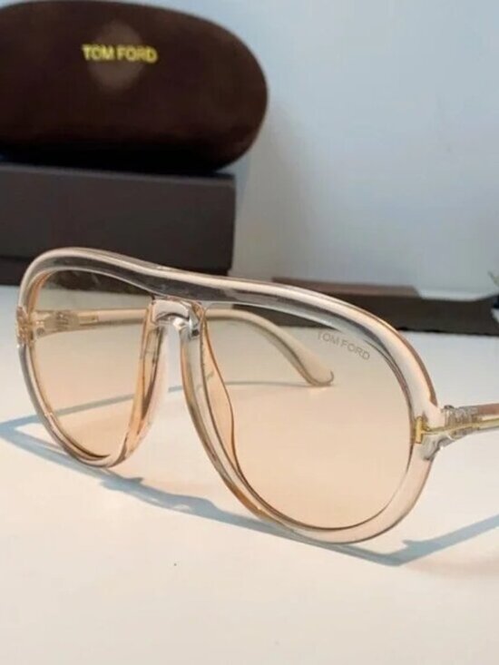 Tom Ford Clear-Frame Gradient Sunglasses main image 5